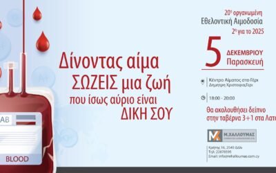 ΑΙΜΟΔΟΣΙΑ Μ.ΧΑΛΛΟΥΜΑΣ Σ.Κ. ΛΤΔ – 05/12/2025